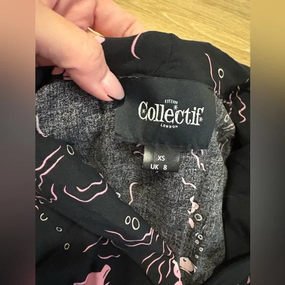 Collectif Liza Tipsy Elephants Swing Dress - Picture 5 of 12